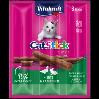 Vitakraft Cat Stick Mini Kabanosy Królik Z Kaczką 3x18g