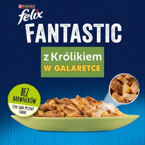 Felix Fantastic Królik W Galaretce 85g