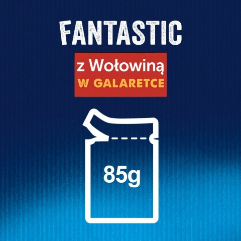 Felix Fantastic Wołowina W Galaretce 85g