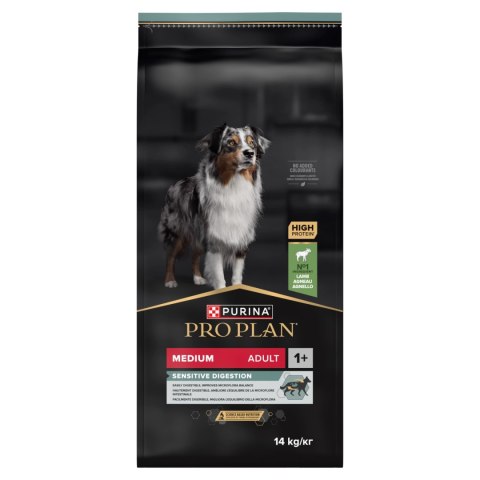 Purina Pro Plan Adult Medium Sensitive Digestion Lamb 14kg