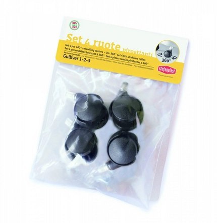 Zolux Zestaw 4 Kółek Do Trasportera Gulliver IATA