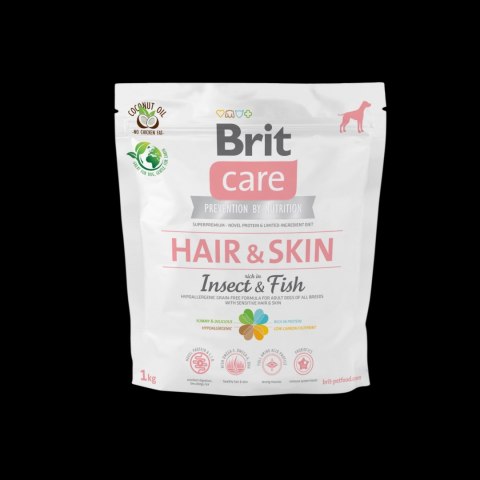 Brit Care Grain-Free Hair & Skin Owady I Ryba 1kg