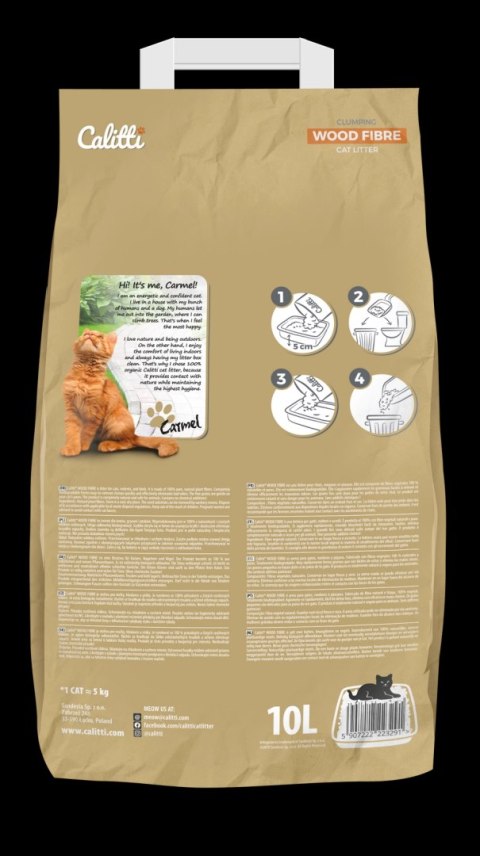 Calitti Wood Fibre Opakowanie 10l