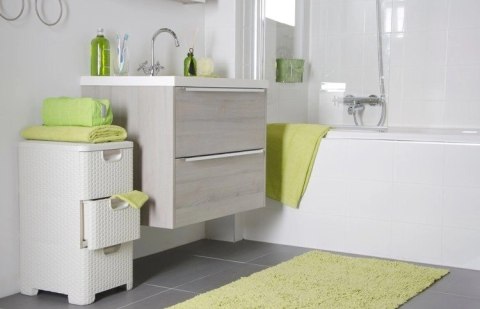 Curver Style Regał Z Szufladami Kremowy 42l