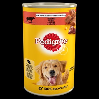 Pedigree Mokra Karma Dla Dorosłych Psów Z Wołowiną W Galaretce 1200g