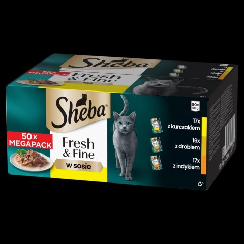 Sheba Fresh & Fine Saszetka 50x50g