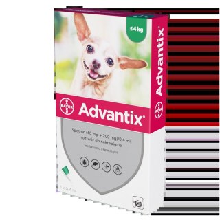 Bayer Advantix Krople Na Kleszcze I Pchły 0,4ml