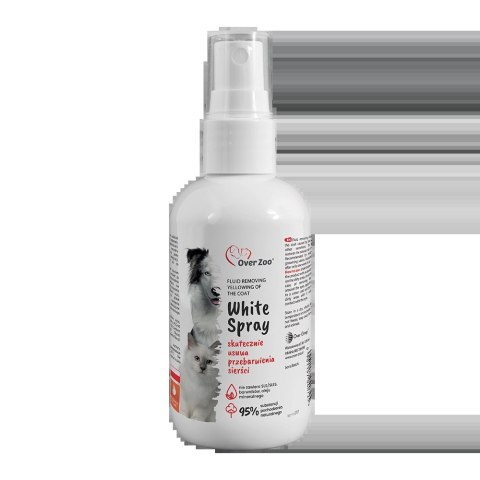 OVER ZOO White Spray Płyn Usuwający Zażółcenia 100ml