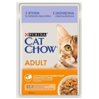 Purina Cat Chow Adult Jagnięcina I Zielona Fasolka 85g