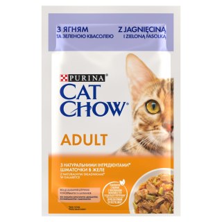 Purina Cat Chow Adult Jagnięcina I Zielona Fasolka 85g