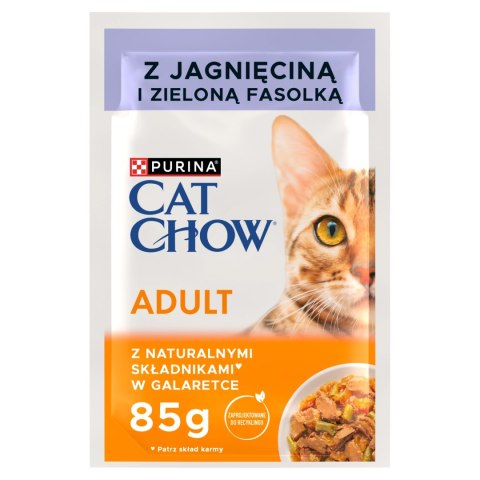 Purina Cat Chow Adult Jagnięcina I Zielona Fasolka 85g