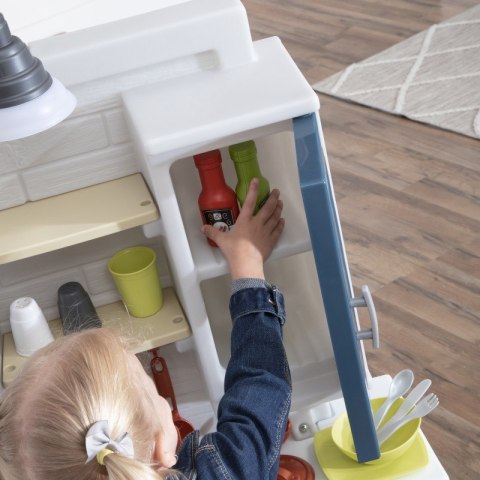 STEP2 Nowoczesna Realistyczna Kuchnia dla Dzieci z Wieloma Akcesoriami