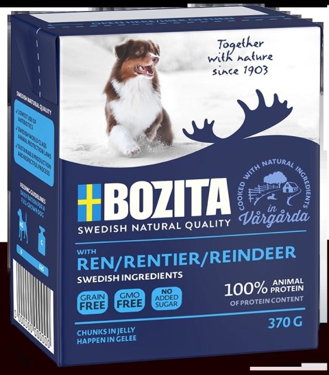 BOZITA Dog Renifer W Galarecie 370g