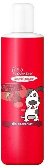 OVER ZOO Szampon Frutti Power Truskawkowy Dla Szczeniąt 200ml