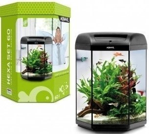 AQUAEL Zestaw Hexa SET 60 Czarny D&N