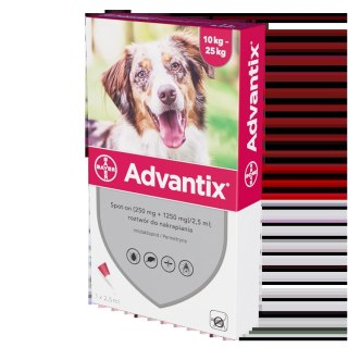 Bayer Advantix Krople Na Kleszcze I Pchły 2,5ml