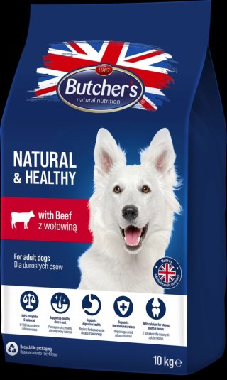 Butcher's Natural&Healthy Dog Dry Z Wołowiną 10kg