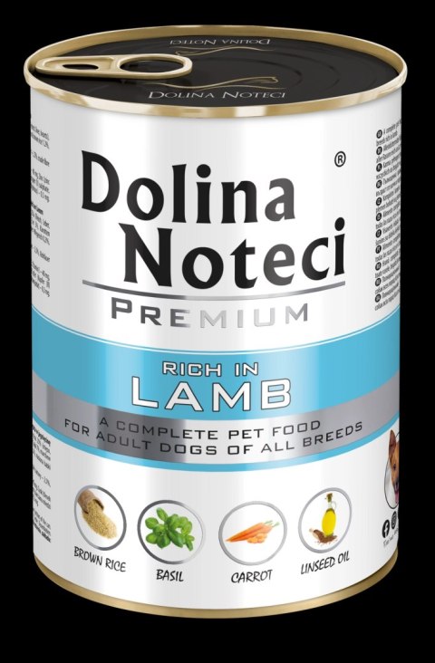 Dolina Noteci Premium Bogata W Jagnięcinę 400g
