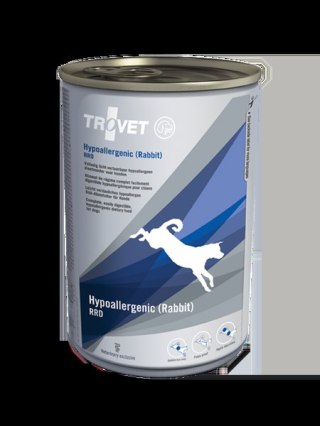 TROVET RRD Hypoallergenic - Rabbit (dla psa) 400g - puszka