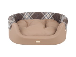 AMIPLAY Legowisko Elipsa 2w1 Kent Beżowe S