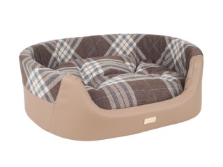 AMIPLAY Legowisko Elipsa 2w1 Kent Beżowe S