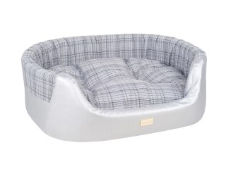 AMIPLAY Legowisko Elipsa Venus Srebrne M