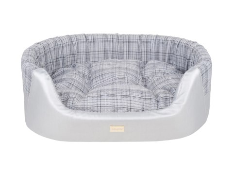 AMIPLAY Legowisko Elipsa Venus Srebrne S