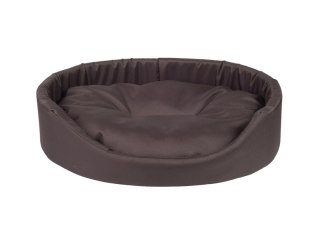 AMIPLAY Legowisko Owalne Basic Brązowe S