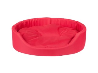 AMIPLAY Legowisko Owalne Basic Czerwone XS
