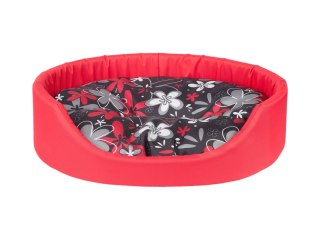 AMIPLAY Legowisko Owalne Fun Czerwone M