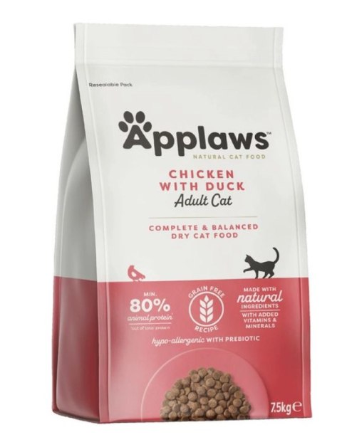 APPLAWS Complete Dry Adult Chicken With Duck 7,5kg