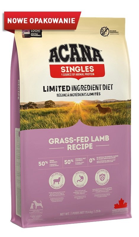 Acana Singles Grass-Fed Lamb 11,4kg