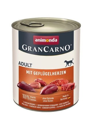 Animonda GranCarno Adult Dog Serca Drobiowe 800g