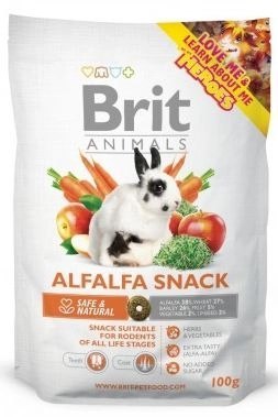 Brit Animals Alfalfa Snack Dla Gryzoni 100g