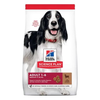 Hill's SP Science Plan Canine Adult Medium Breed Jagnięcina I Ryż 14kg