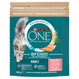 Purina One Cat Adult Karma Z Łososiem Dla Kota 800g