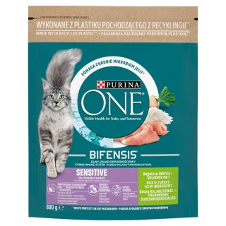 Purina One Cat Sensitive Karma Z Indykiem Dla Kota 800g