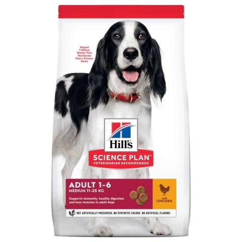 Hill's Science Plan Canine Adult Medium Breed Kurczak 14kg