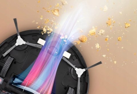 KALORIK Robot sprzątający z funkcją mopa, szczotka do zbierania sierści zwierząt