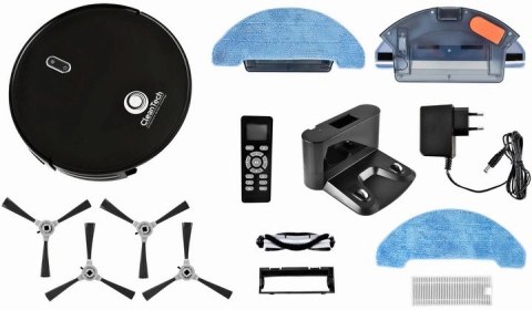 KALORIK Robot sprzątający z funkcją mopa, szczotka do zbierania sierści zwierząt