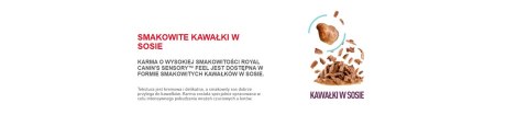ROYAL CANIN Sensory Feel Kawałki W Sosie 12x85g