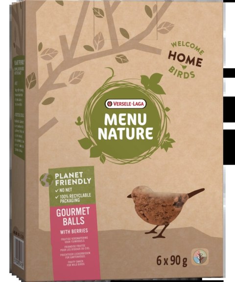 Versele-Laga Menu Nature Gourmet Balls With Berries 6x90g