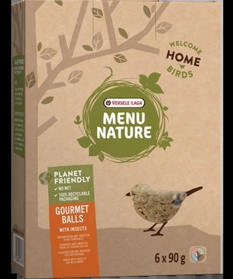 Versele-Laga Menu Nature Gourmet Balls With Insects 6x90g