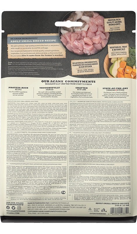 Acana Heirtage Adult Small Breed 340g