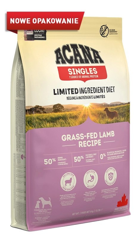 Acana Singles Grass-Fed Lamb 6kg