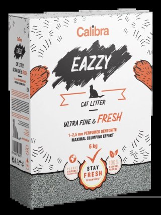 Calibra Eazzy Ultra Fine&Fresh Żwirek Bentonitowy 6kg