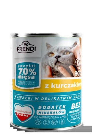 Frendi Kawałki W Delikatnym Sosie Z Kurczakiem 800g