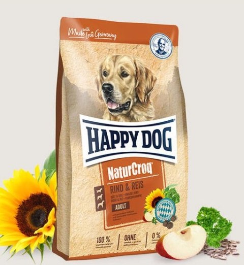 Happy Dog NaturCroq Rind&Rice 4kg
