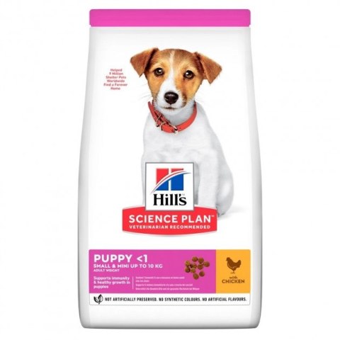 Hill's Science Plan Small & Mini Puppy Kurczak 1,5kg