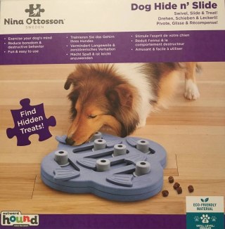 Nina Ottosson Dog Hide 'N Slide Purple Gra Edukacyjna Dla Psów Poziom 2